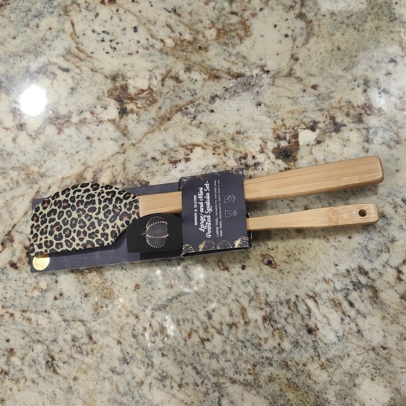 Core Kitchen Leopard and Pumpkin Spatula Set - Picture 2 of 5